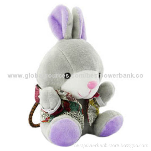 New Arrival Electronic Christmas Mini Rabbit Power Bank, 6,000mAh for Smartphones/Tablet PCs